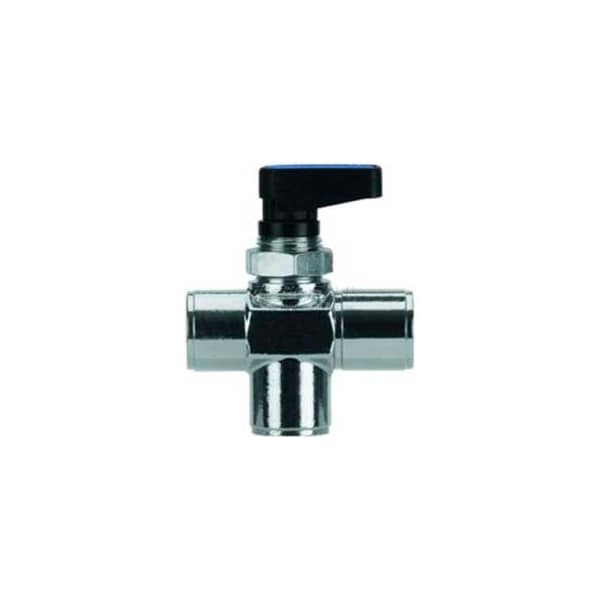 Alpha Technologies AIGNEP 3-Pos Mini Ball Valve 86700-06, Closed Center, 3/8" Female Nptf - Min Qty 4 86700-06 - main